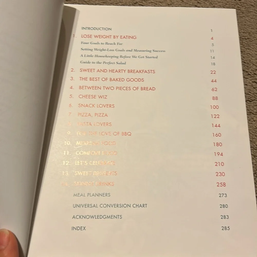 Lose Weight by Eating Cookbook - Red Cover, Softcover
